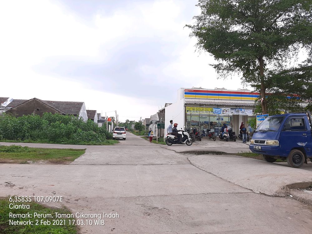 foto posisi tengah perumahan TAMAN CIKARANG INDAH [ Pengembangan Tahap ke-5 ]