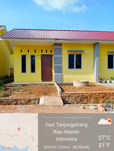 foto contoh rumah perumahan Taman deli permai