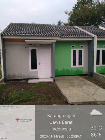 foto contoh rumah perumahan Taman Bilqis Regency