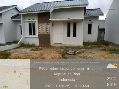 foto contoh rumah perumahan puri amanah residence