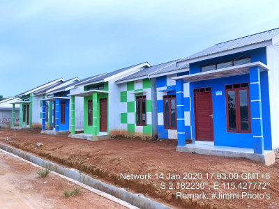 foto contoh rumah perumahan Rizky Tanjung Regency