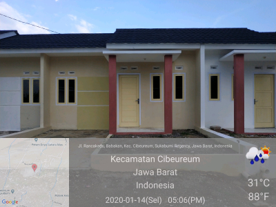 foto contoh rumah perumahan Haidar Sentosa Residence