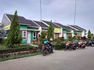 foto contoh rumah perumahan Permata Harmoni Karawang
