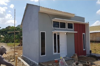 foto contoh rumah perumahan Bumi Tirta Nusantara Gowa