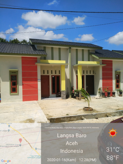 foto contoh rumah perumahan HARMONI RESIDENCE