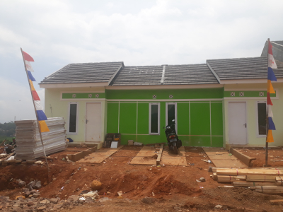 foto contoh rumah perumahan Hukoci Green Residence