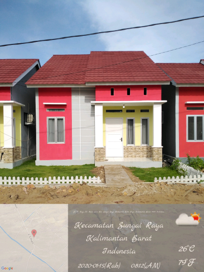 foto contoh rumah perumahan Senayan Residence
