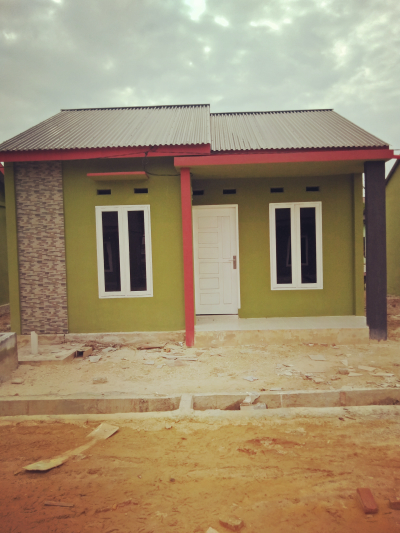 foto contoh rumah perumahan Putra sialang asri
