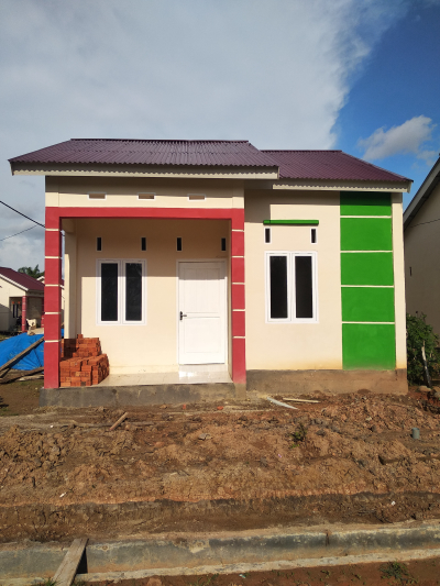 foto contoh rumah perumahan Indotama Riverside 