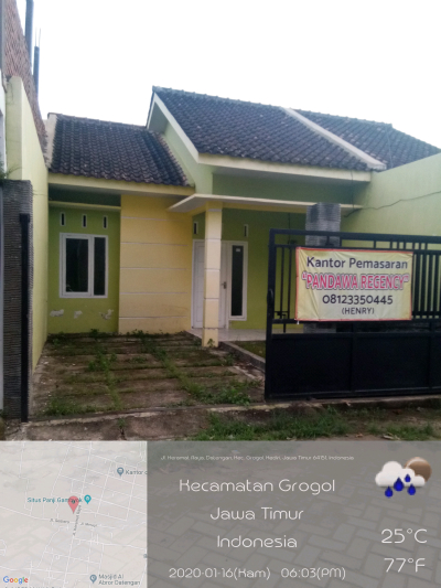foto contoh rumah perumahan Pandawa regency