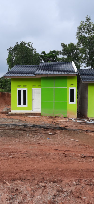 foto contoh rumah perumahan perumahan karya mandiri 6 tanjung barangan