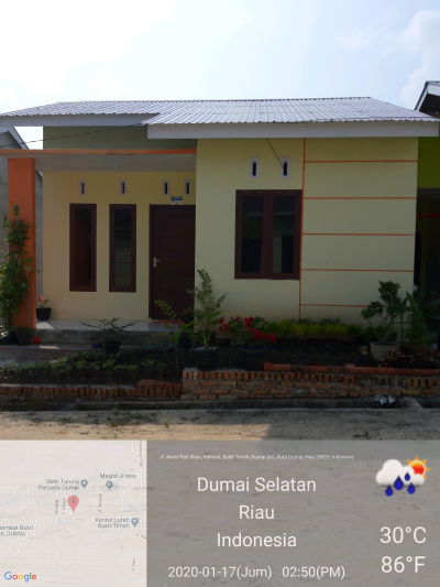 foto contoh rumah perumahan Griya Hayati Permai IV