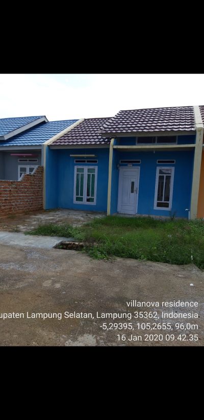 foto contoh rumah perumahan Villanova residence