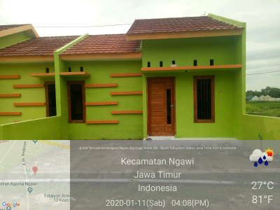 foto contoh rumah perumahan Grudo Asri
