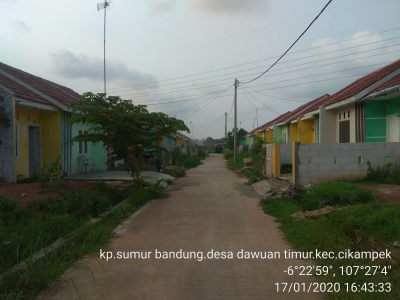 foto contoh rumah perumahan Dawuan Asri Berkat Alam Residence