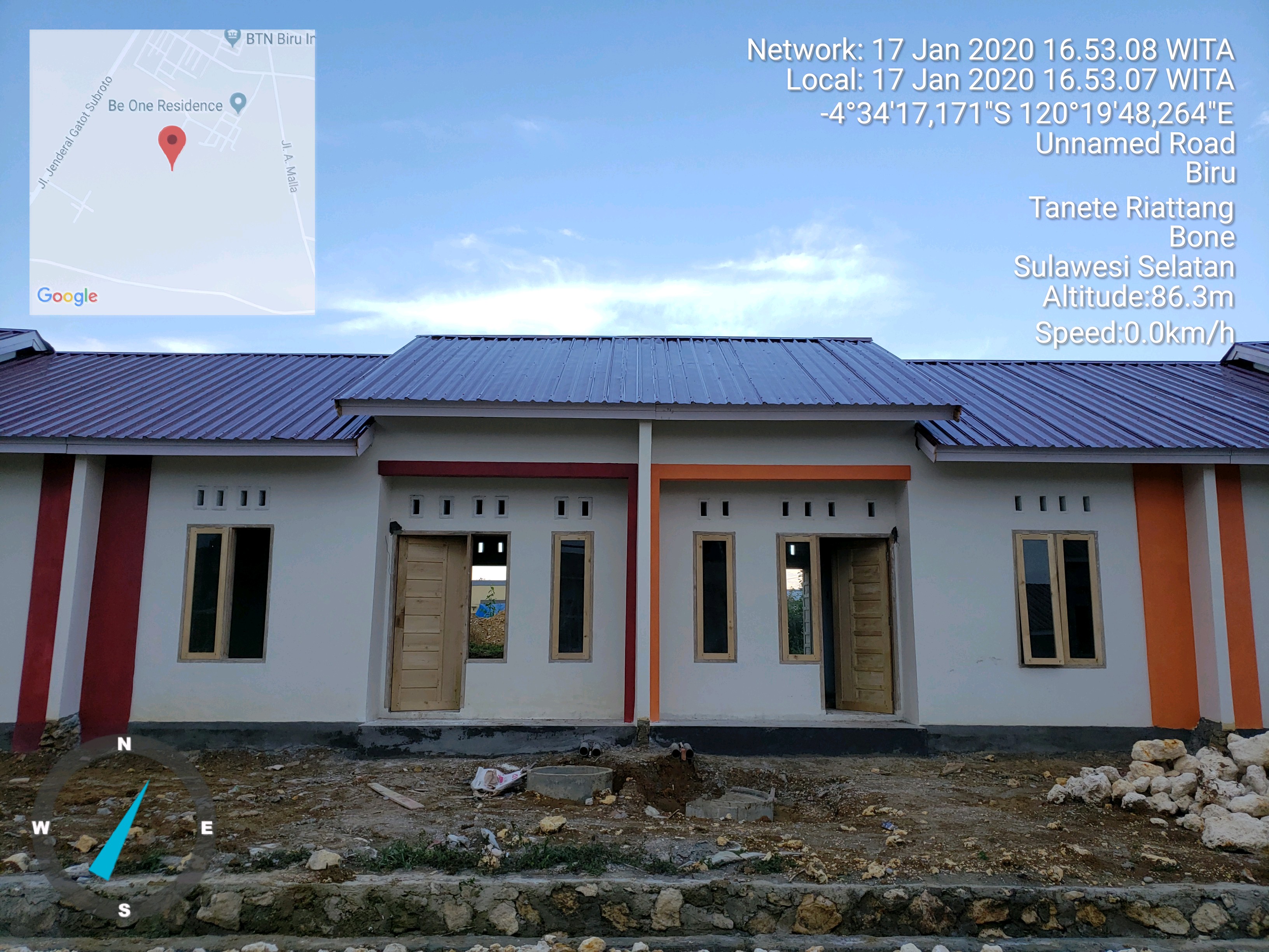 foto contoh rumah perumahan BE ONE RESIDENCE
