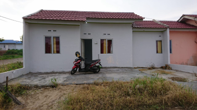foto contoh rumah perumahan perumahan serambi sumatera residence