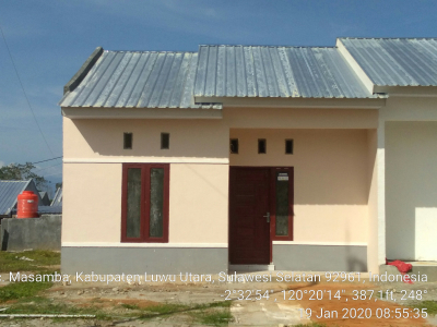 foto contoh rumah perumahan Bukit Harapan Masamba