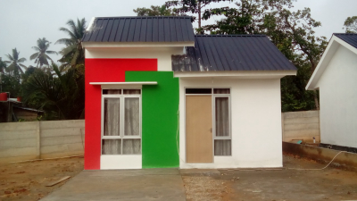 foto contoh rumah perumahan Perumnas Haluoleo