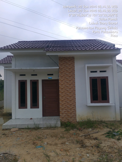 foto contoh rumah perumahan Punak hijau asri