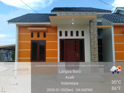 foto contoh rumah perumahan SAFARAZ TOWN HOUSE