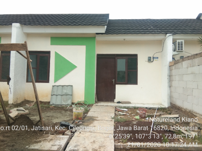 foto contoh rumah perumahan Natureland Kiano