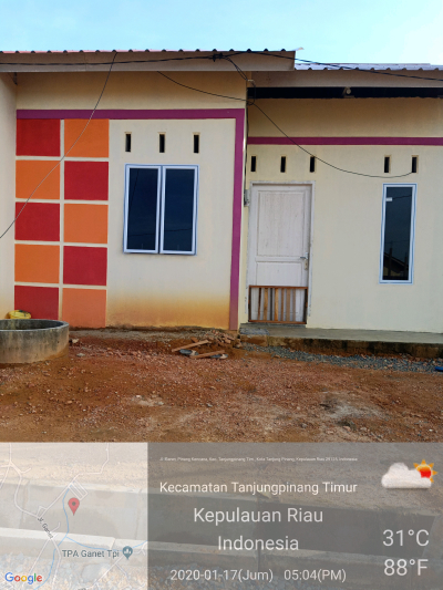 foto contoh rumah perumahan Yuki Vista 2