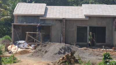 foto contoh rumah perumahan Pananjung village