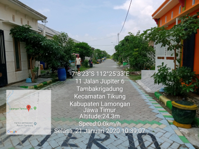 foto contoh rumah perumahan Planet Green Tambora II