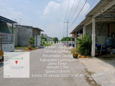 foto contoh rumah perumahan Planet Green Tambora III