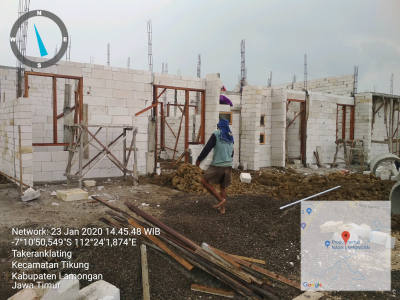 foto contoh rumah perumahan Planet Green Tiara II