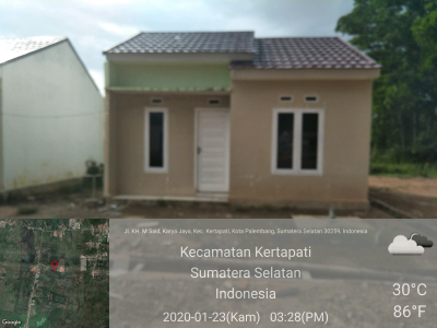 foto contoh rumah perumahan Taman Karya Indah