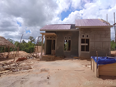 foto contoh rumah perumahan RANIA BARUGA PERMAI