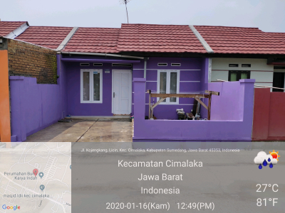 foto contoh rumah perumahan Grand Park Cimalaka