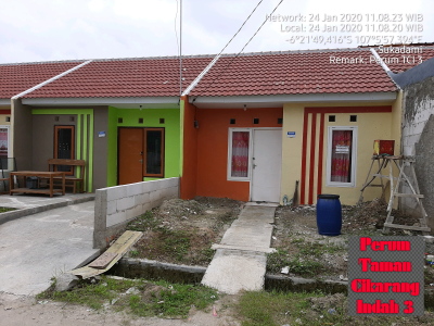 foto contoh rumah perumahan Taman Cikarang Indah 3