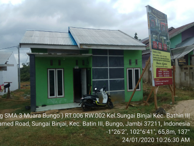 foto contoh rumah perumahan Puri Binjai Residence