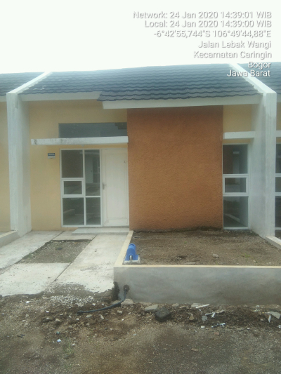 foto contoh rumah perumahan BERKAH CARINGIN GARDEN