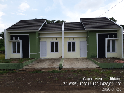 foto contoh rumah perumahan Grand Metro Indihiang