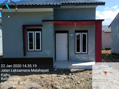 foto contoh rumah perumahan Griya Surya Kajhu