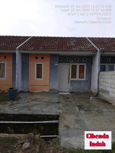foto contoh rumah perumahan Cibenda Indah