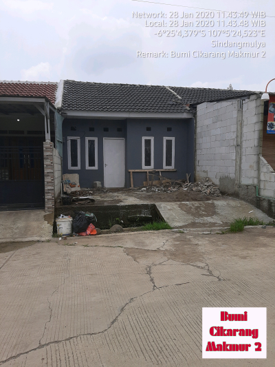 foto contoh rumah perumahan Bumi Cikarang Makmur 2