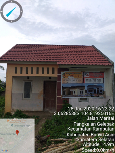 foto contoh rumah perumahan Pesona Meritai Indah