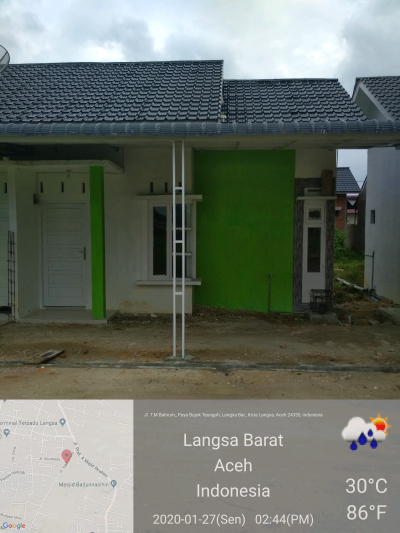 foto contoh rumah perumahan Meugah Raya Residen