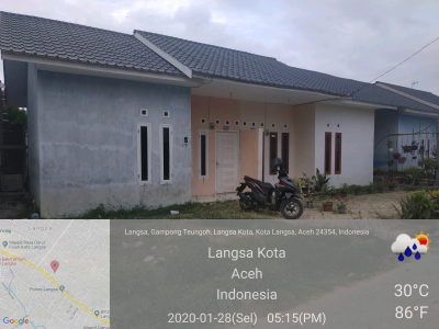 foto contoh rumah perumahan LANGSA RESIDENCE 