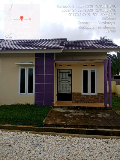 foto contoh rumah perumahan GREEN TULIP