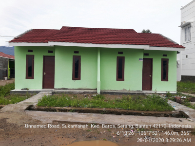 foto contoh rumah perumahan Bumi Baros Chasanah