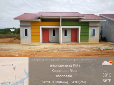 foto contoh rumah perumahan KOTA RAJA RESIDENCE