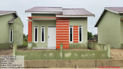 foto contoh rumah perumahan Taman Guru Residence