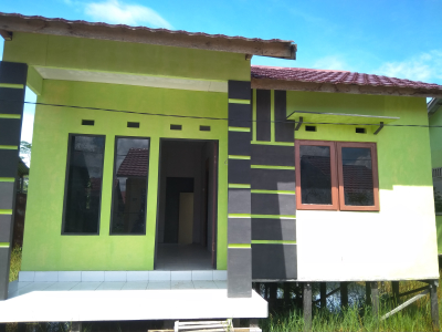 foto contoh rumah perumahan KOMPLEK BERANGAS PERMATA INDAH