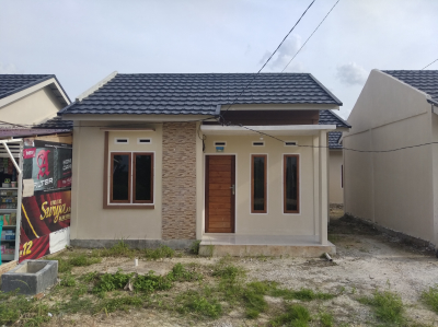 foto contoh rumah perumahan Bumi Riau Lestari 2